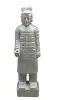 Product image 1 of the product “Warrior standing with left hand up, ca 175cm, antique finish Left Hand Up | Antique Finish”